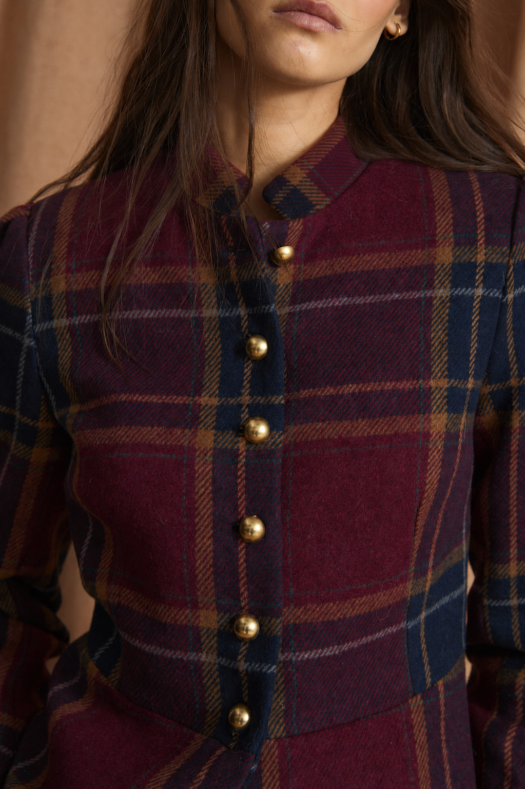 CHAQUETA HARVARD MARGARET BURGUNDY