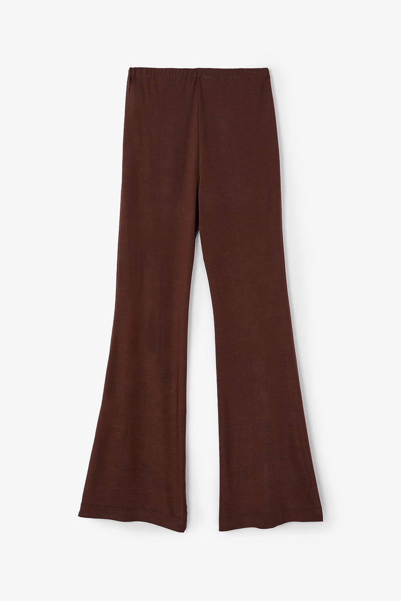 SIXTY KNITTED BROWN TROUSERS