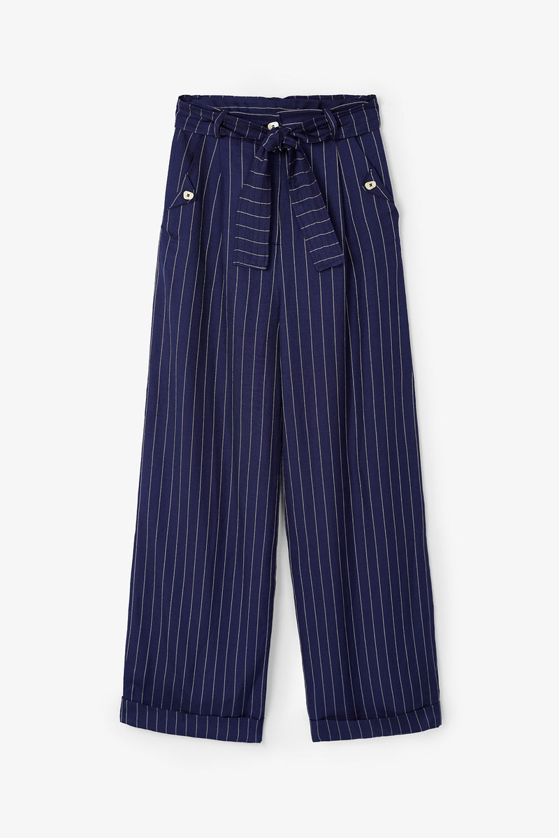 TRIANGLE DIPLOMATIC BLUE TROUSERS