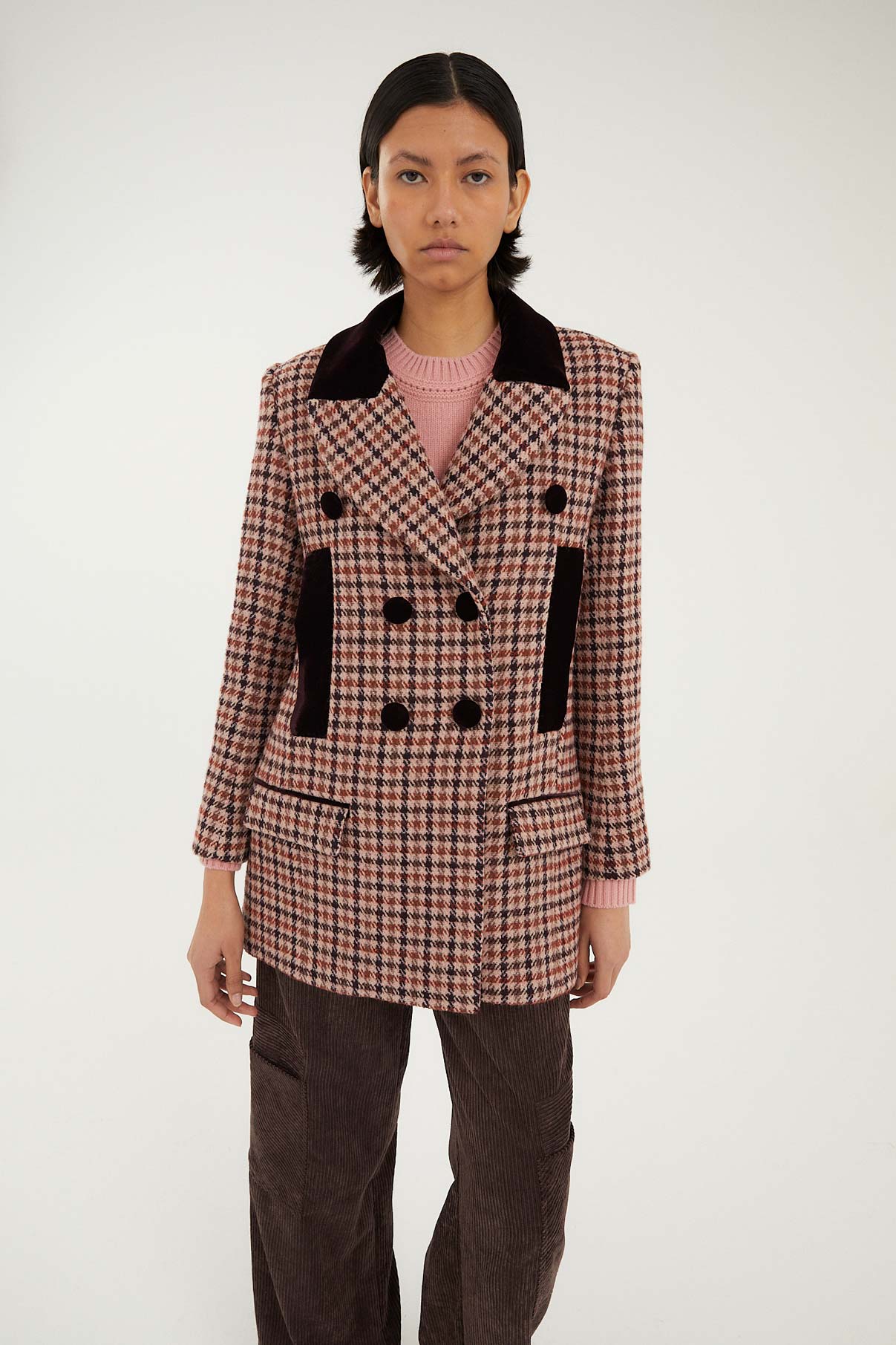 TABARDO SUPER HARRIS PINK COAT