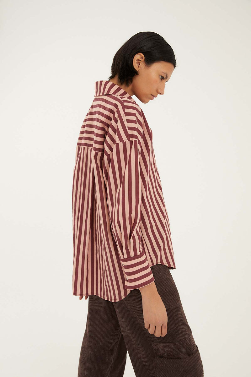 BLOUSE SUSY STRIPES PINK