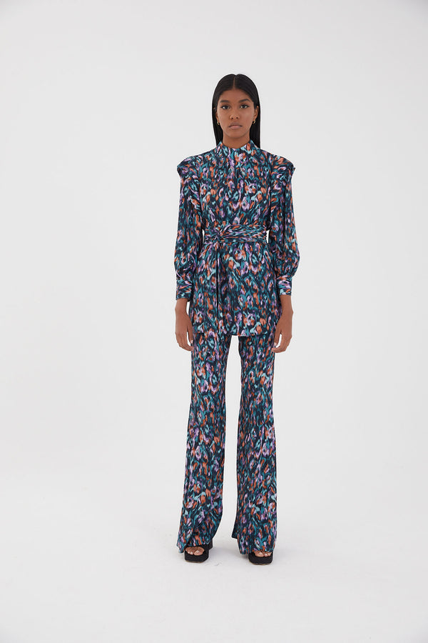 SIRIN SPOTTED PRINTED TROUSERS