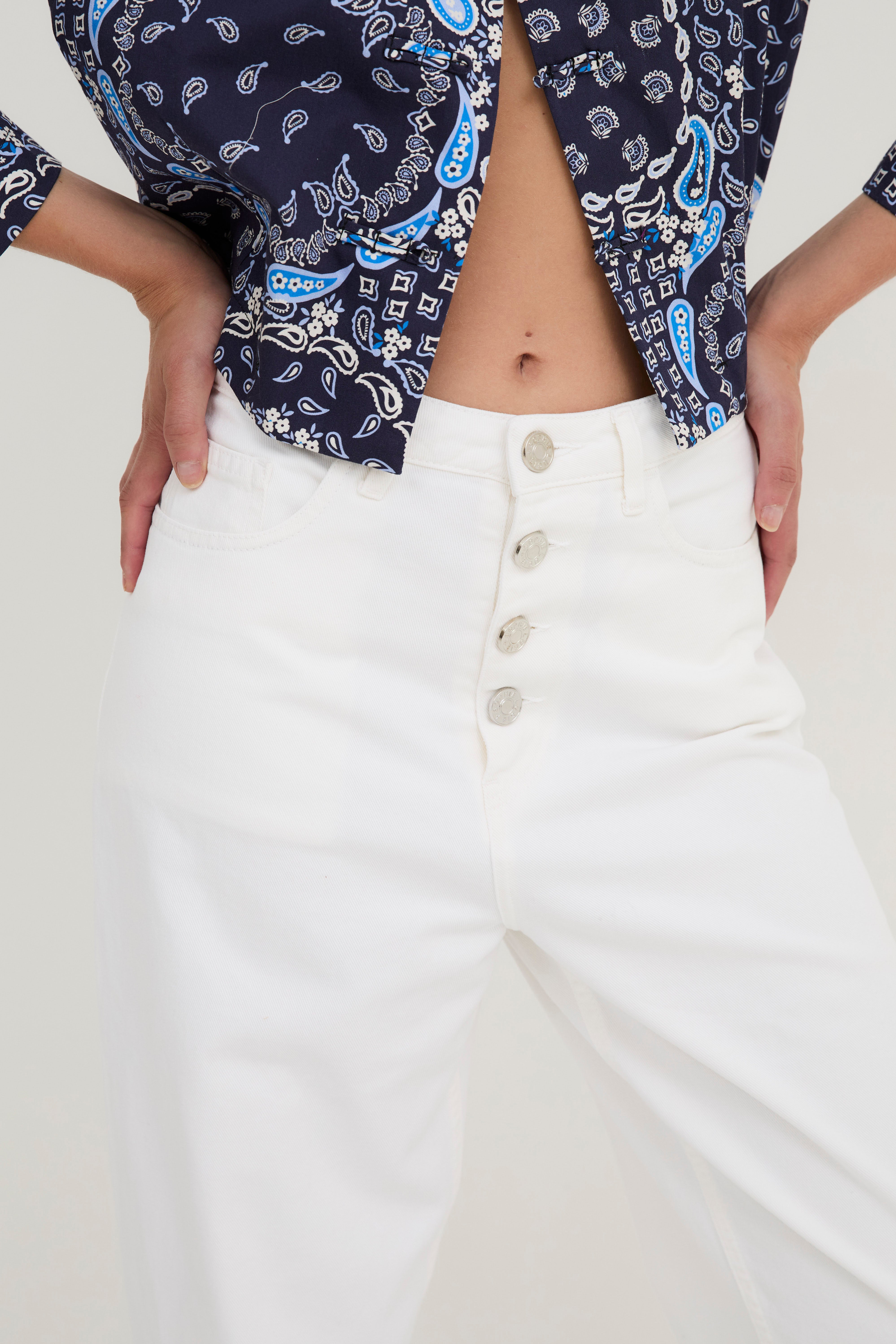 MALIBU TWILL ECRU JEANS