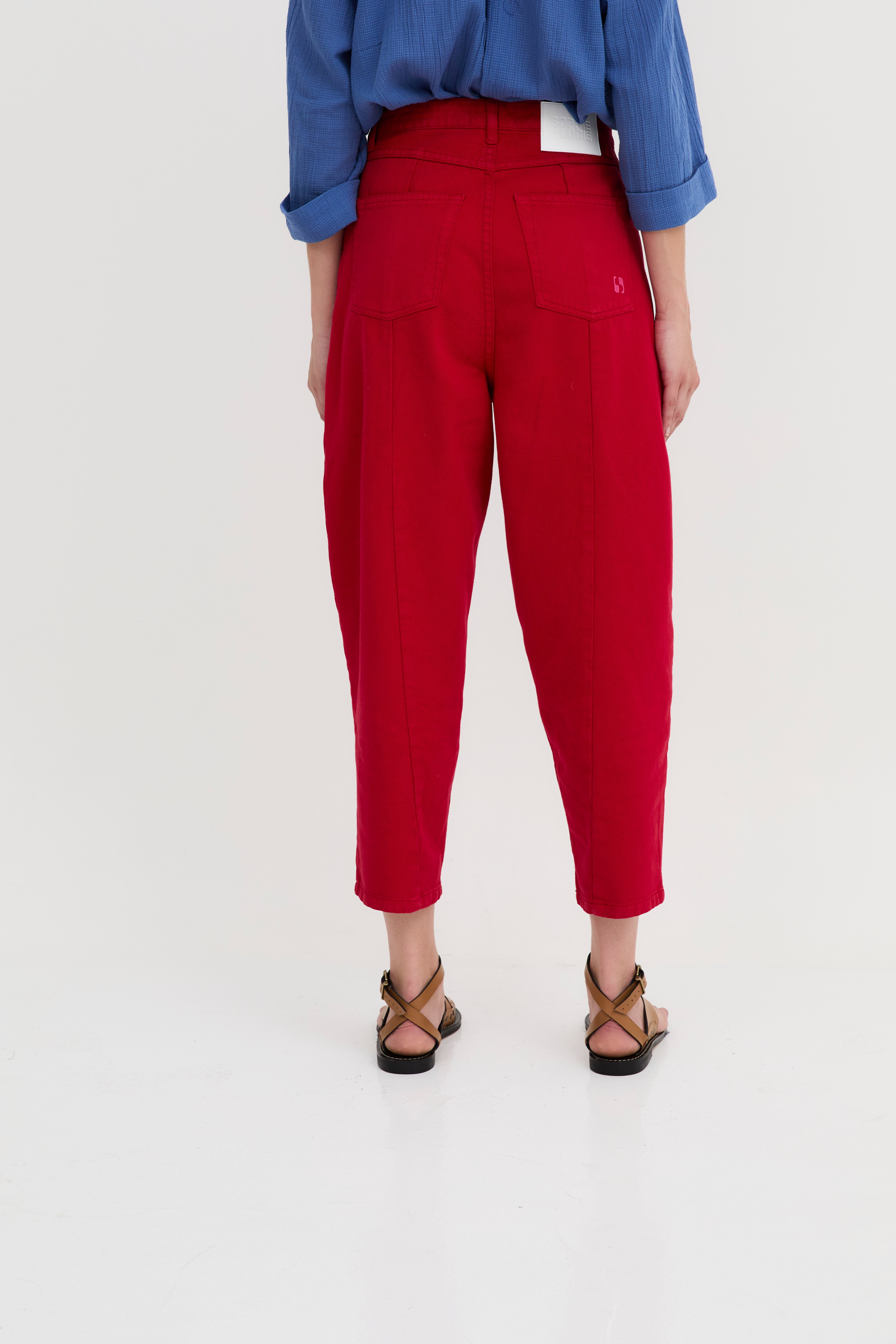 JEANS MALIBU TWILL ROUGE