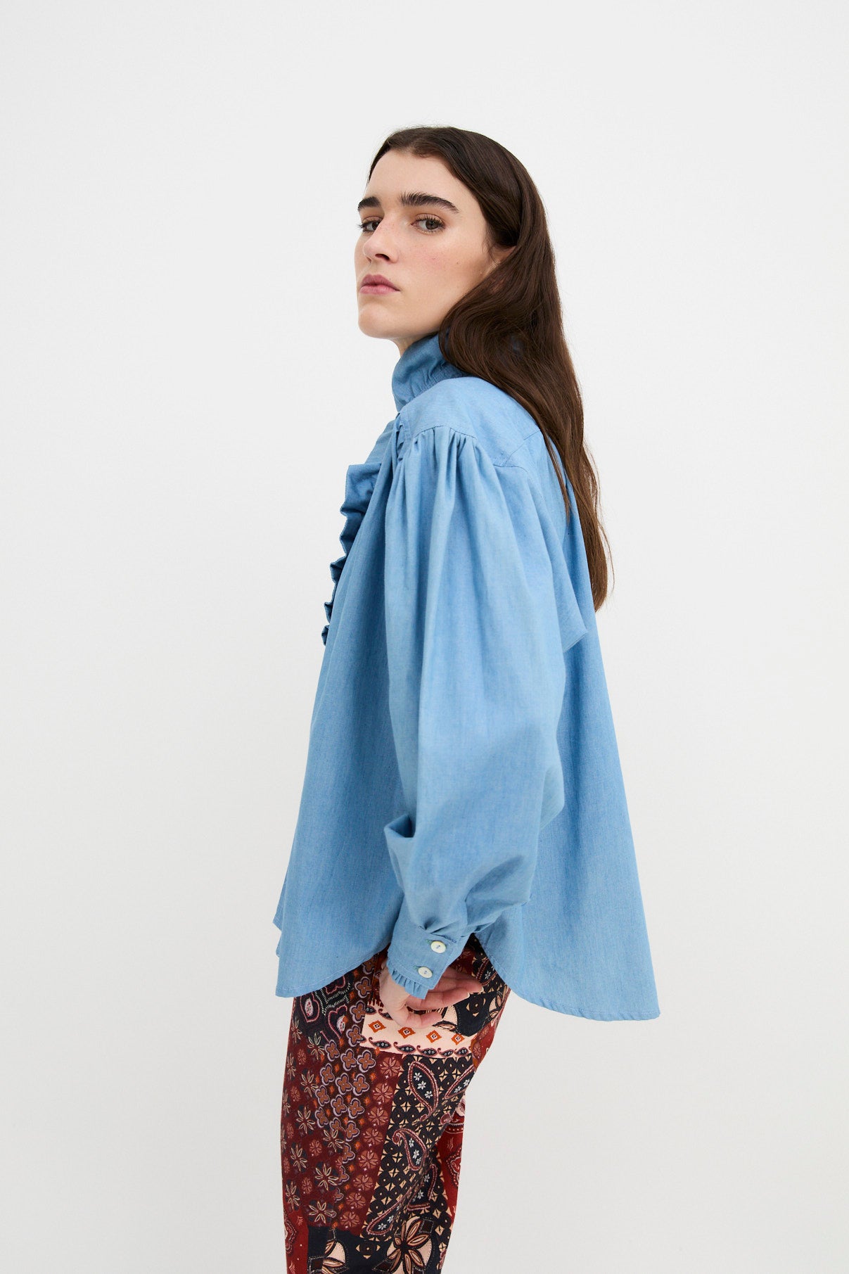 BLOUSE EN DENIM MARIBEL