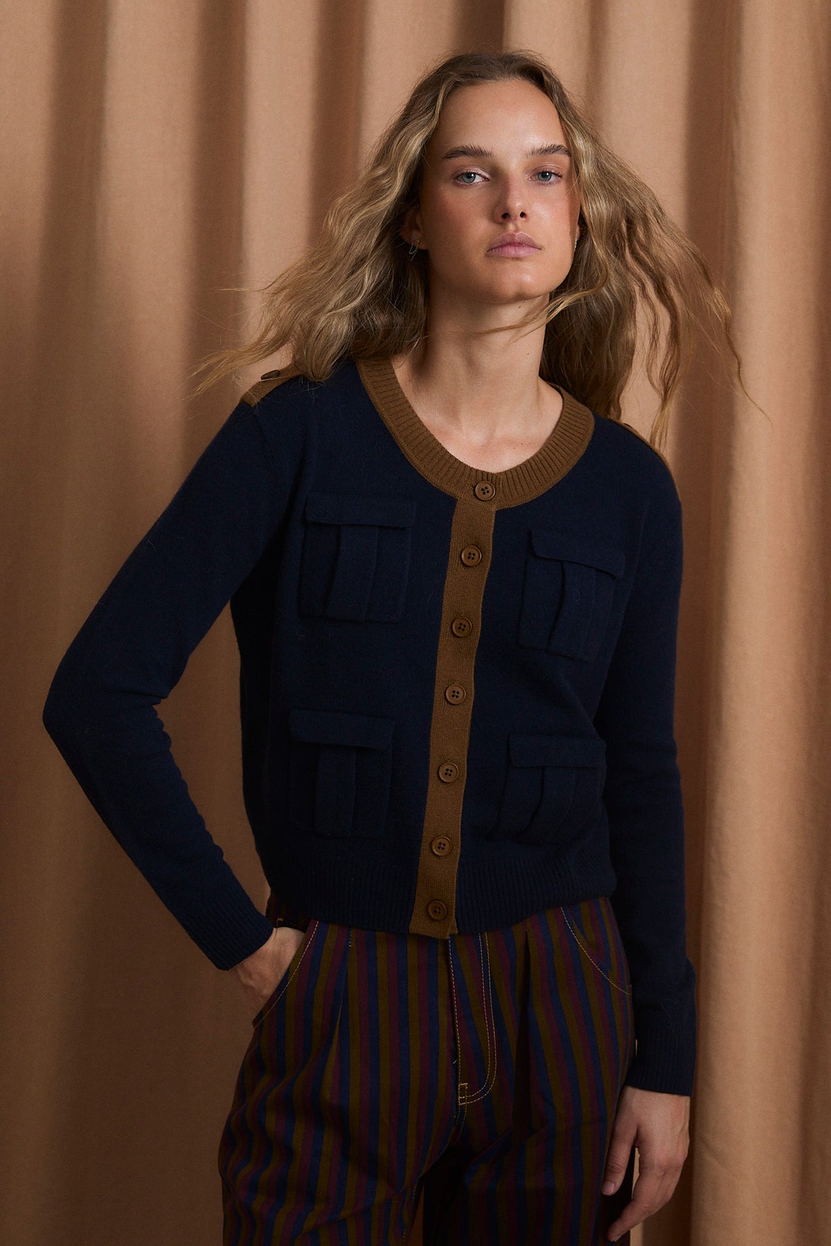 CHAQUETA MILITAR PUNTO MARINO