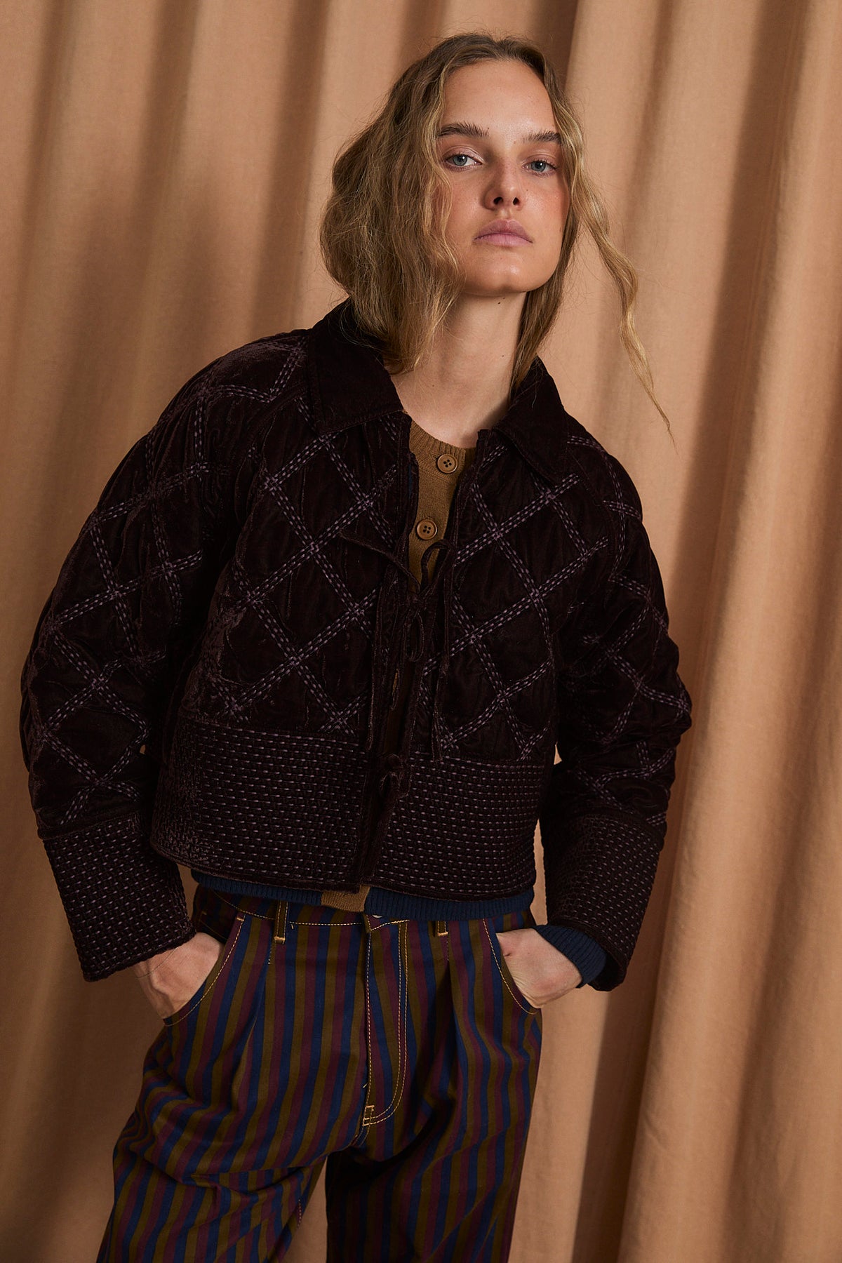 CHAQUETA PALOMA PADDING MARRON