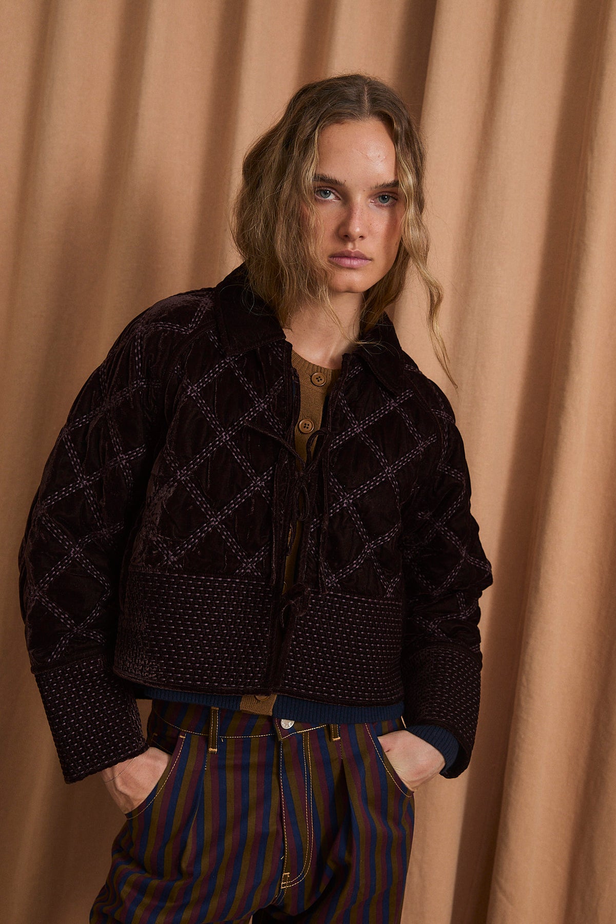 CHAQUETA PALOMA PADDING MARRON