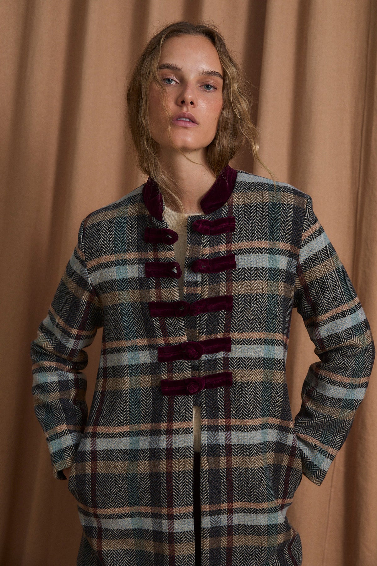 CHINISKI COTSWOLDS BLUE COAT