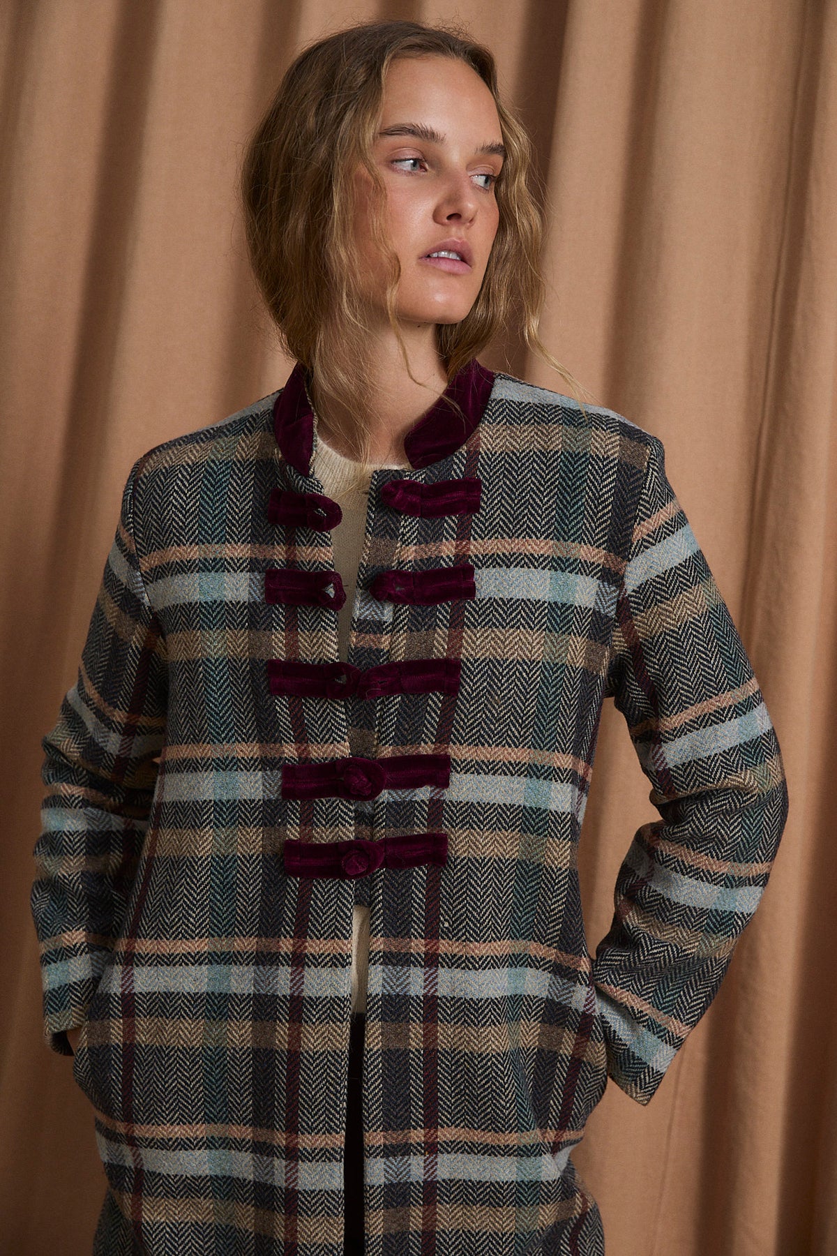 CHINISKI COTSWOLDS BLUE COAT