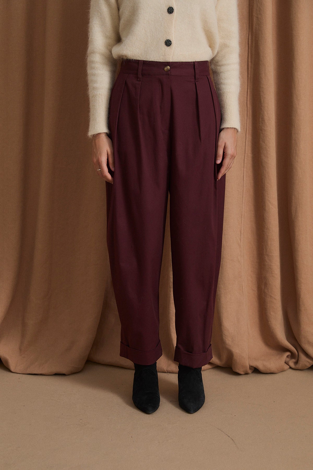 PANTALON MAR CHINO BURGUNDY