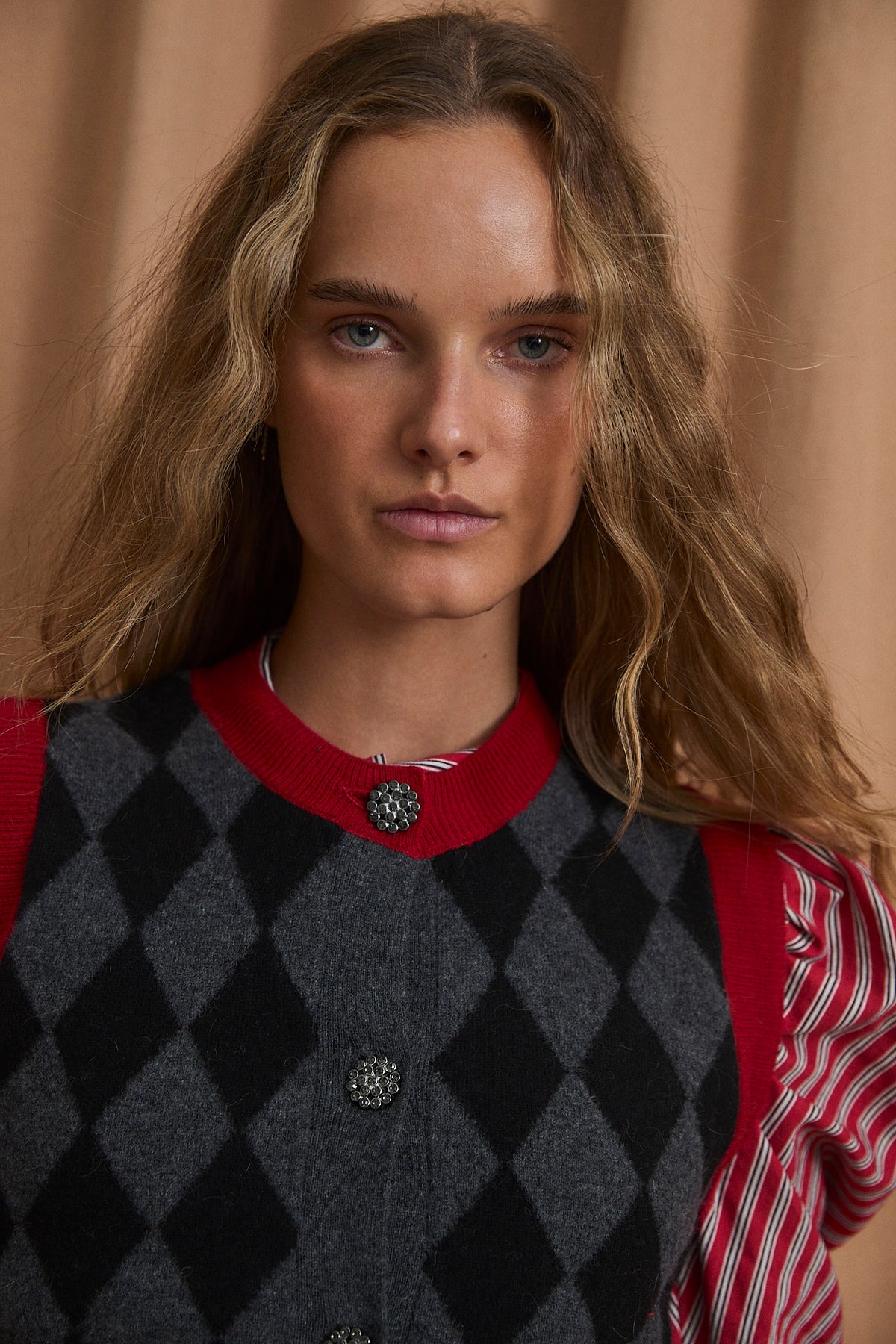 CHALECO ARLEQUIN PUNTO GRIS