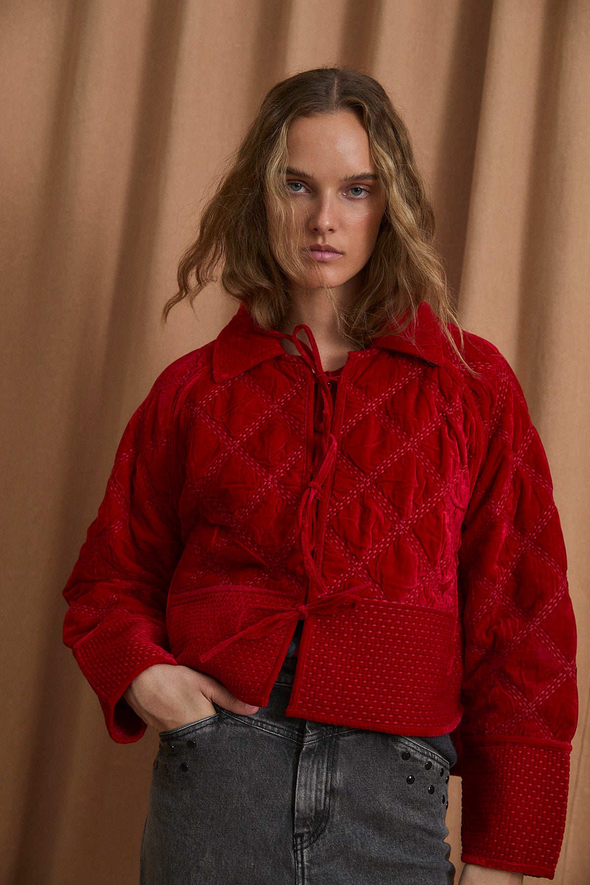 CHAQUETA PALOMA PADDING ROJO