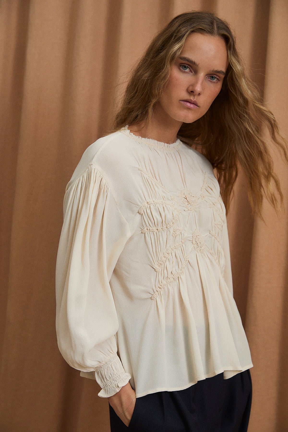 BLUSA DOVE NACAR CRUDO