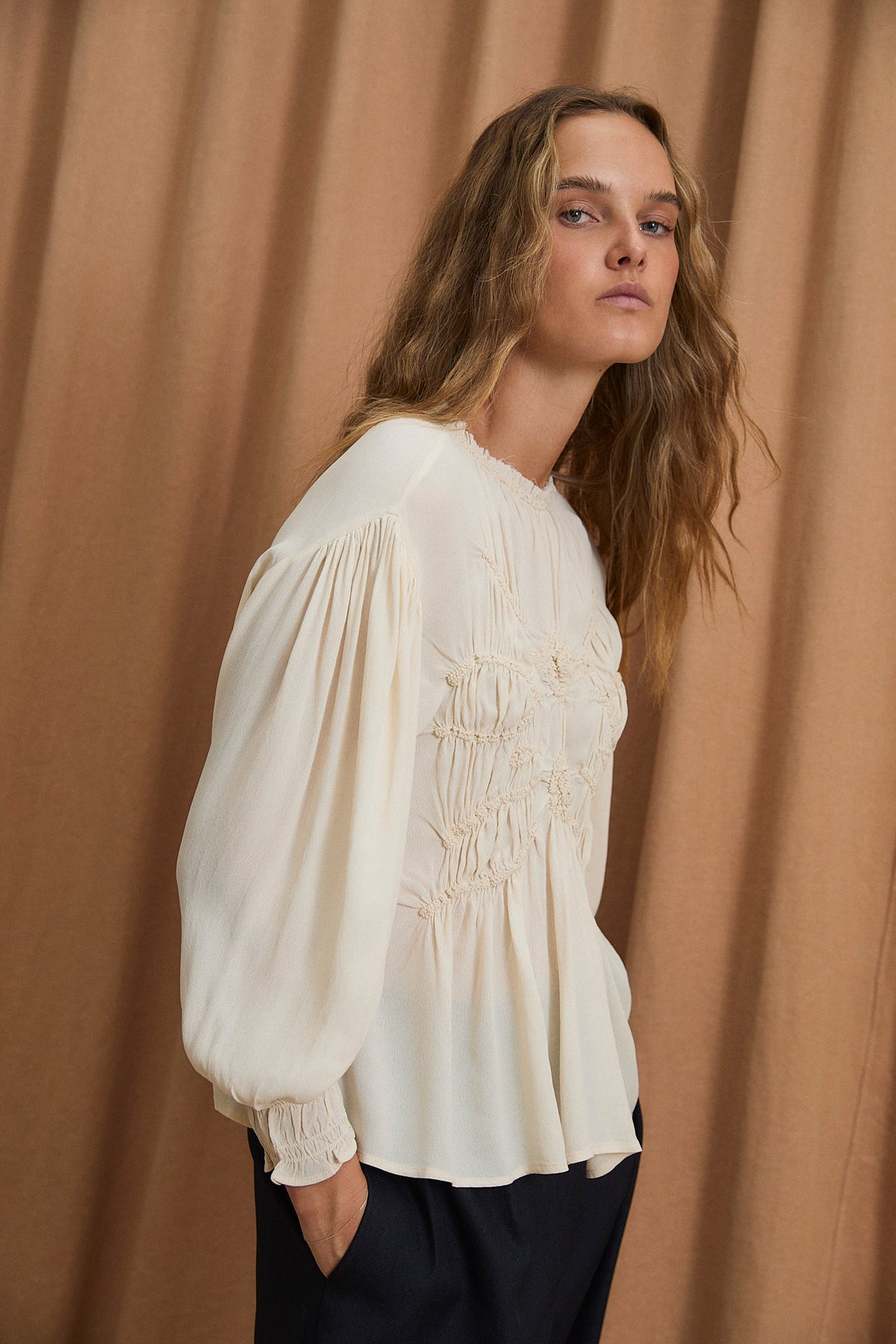 BLUSA DOVE NACAR CRUDO