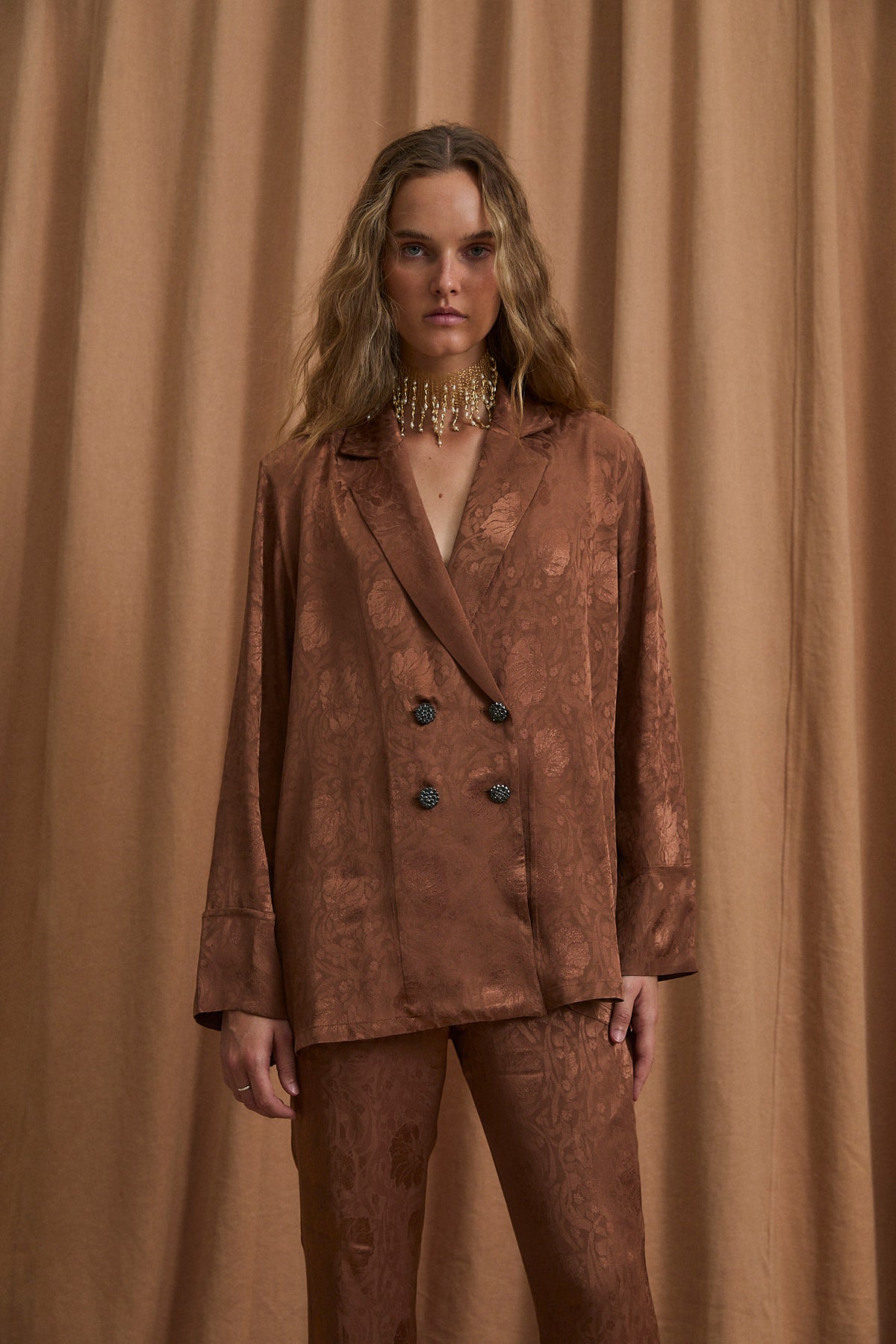 ICON JCQ RETRO BROWN JACKET