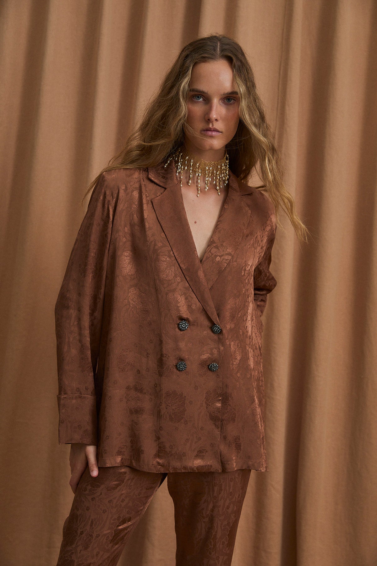 CHAQUETA ICON JCQ RETRO MARRON
