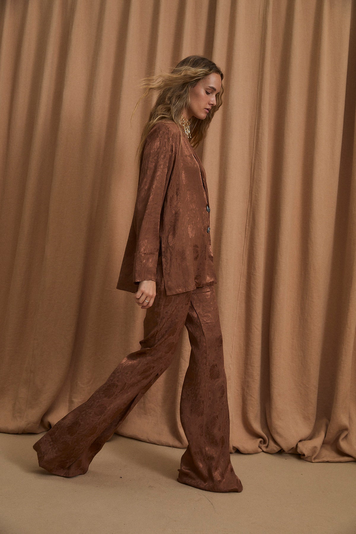 PANTALON ICON JCQ RETRO MARRON