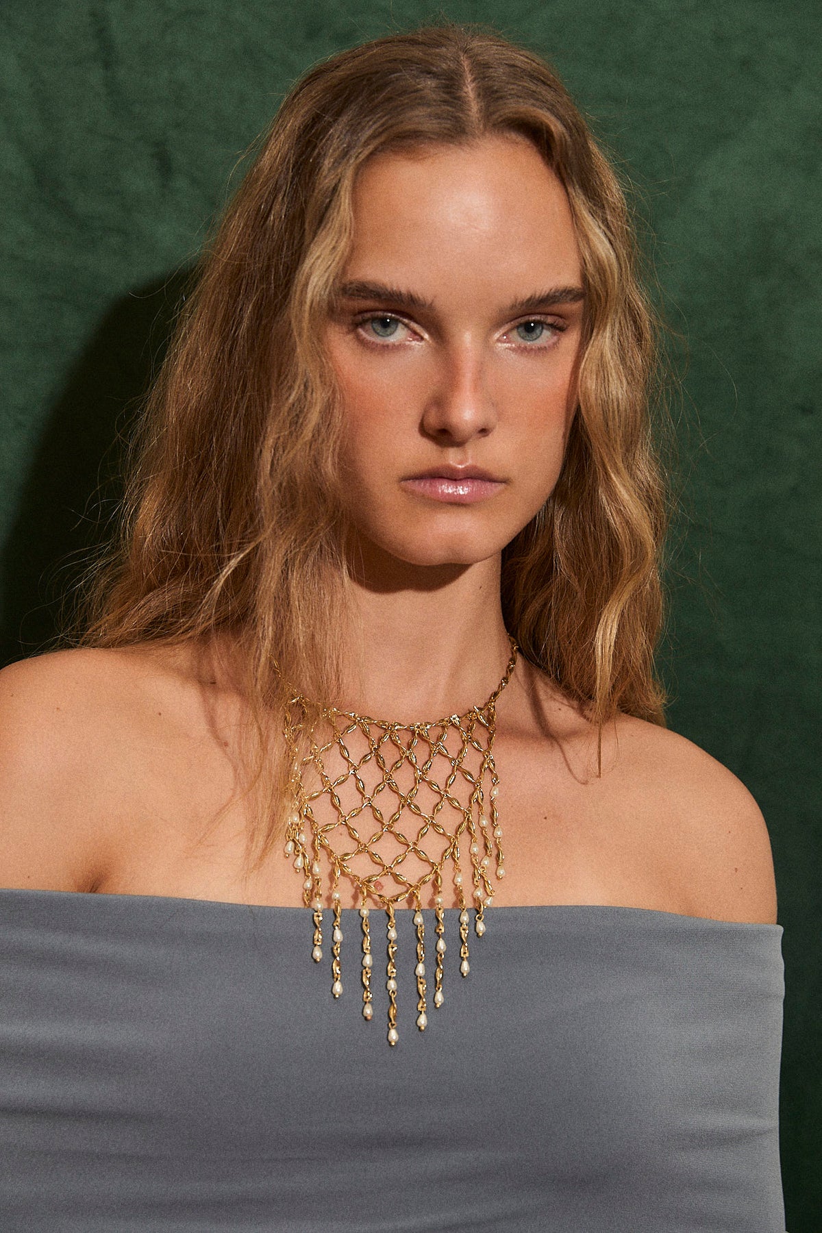 COLLAR MALLA MERMAID ORO