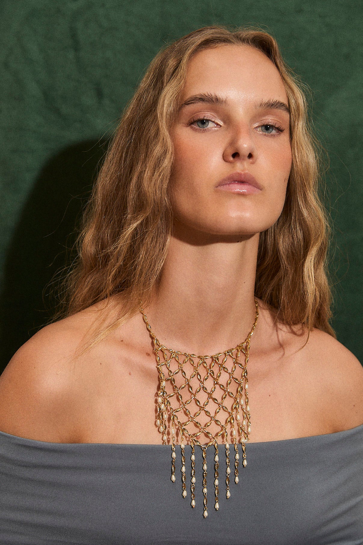 COLLAR MALLA MERMAID ORO