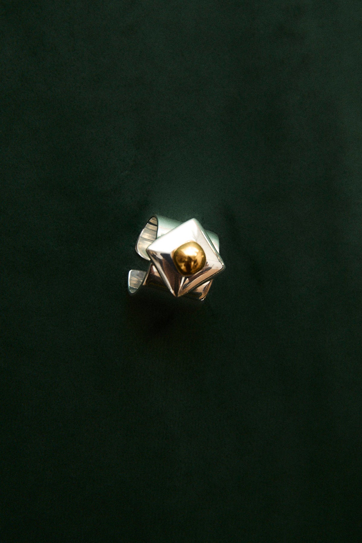 ANILLO DIANA METAL PLATA