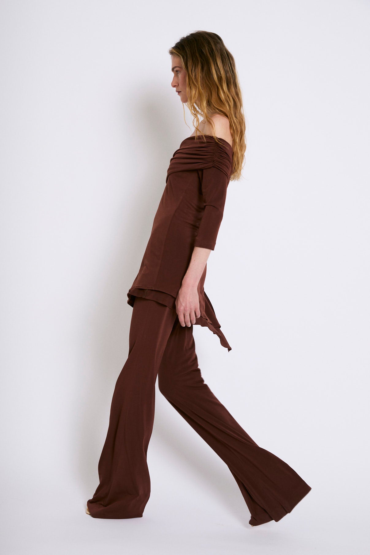 TOTAL LOOK COSIMA PUNTO MARRÓN