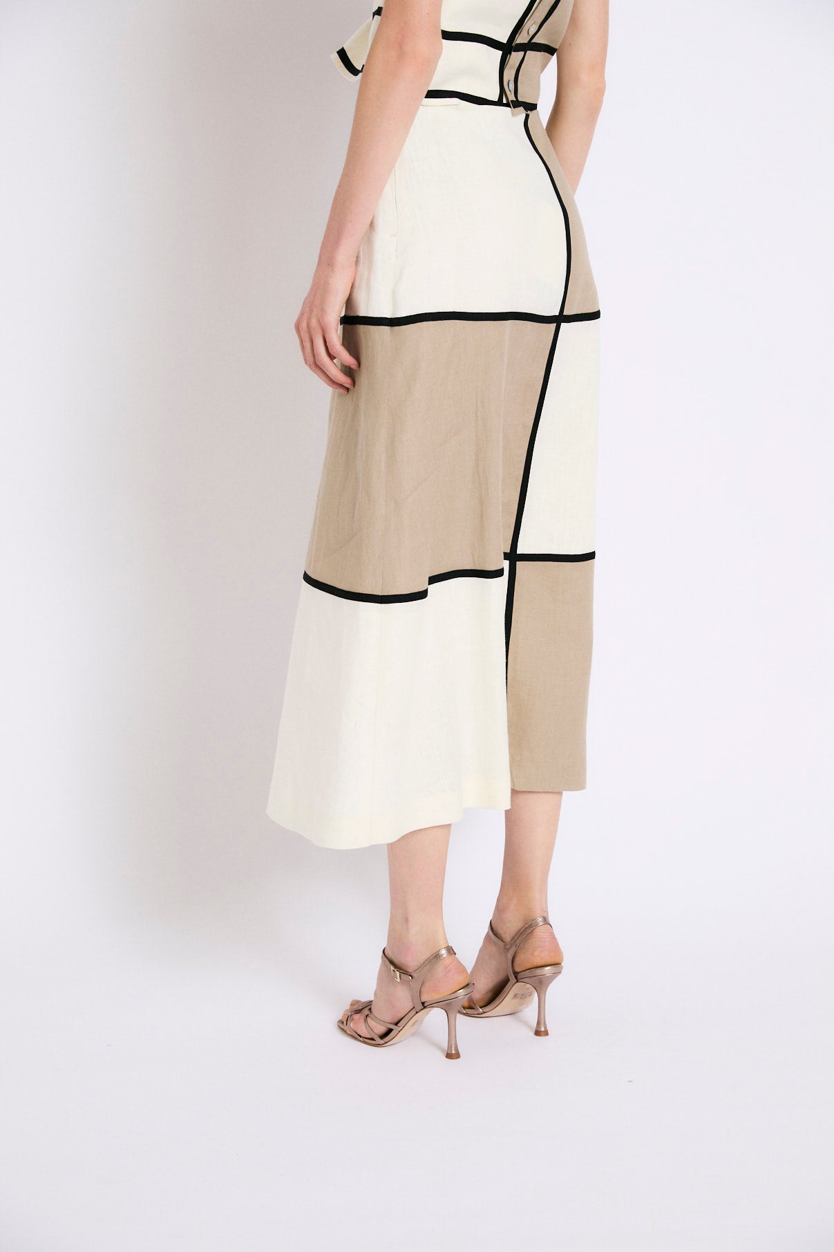 FALDA DAMA LINO BEIGE