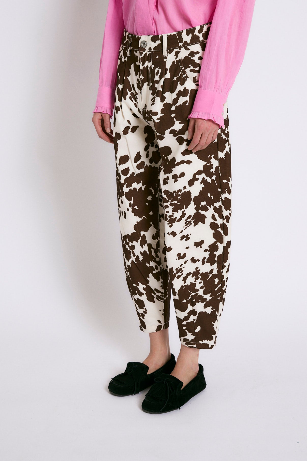 JEANS BOYFRIEND VACA MARRON