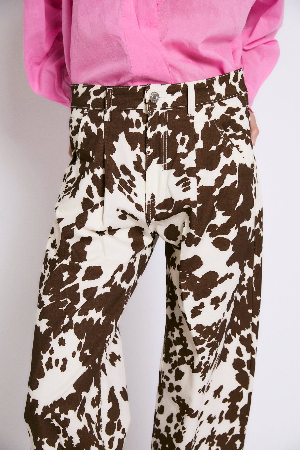 JEANS BOYFRIEND VACA MARRON