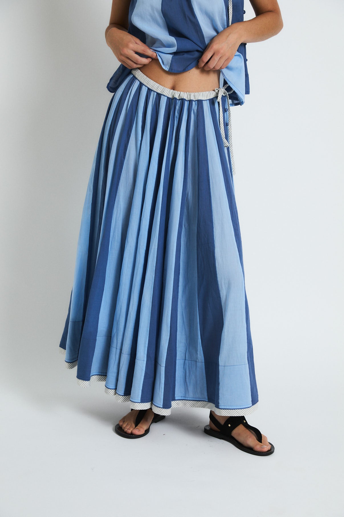 FALDA CIRCO VOILE AZUL