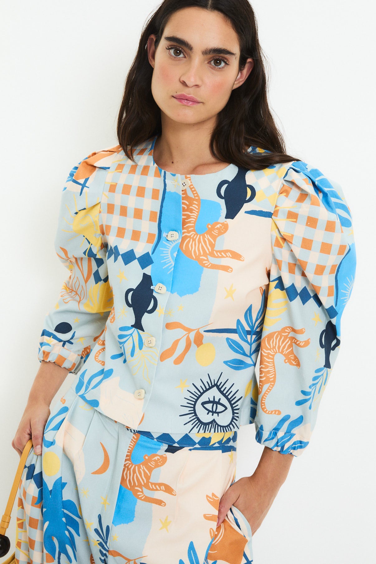 CHAQUETA FAROL BEACH AZUL