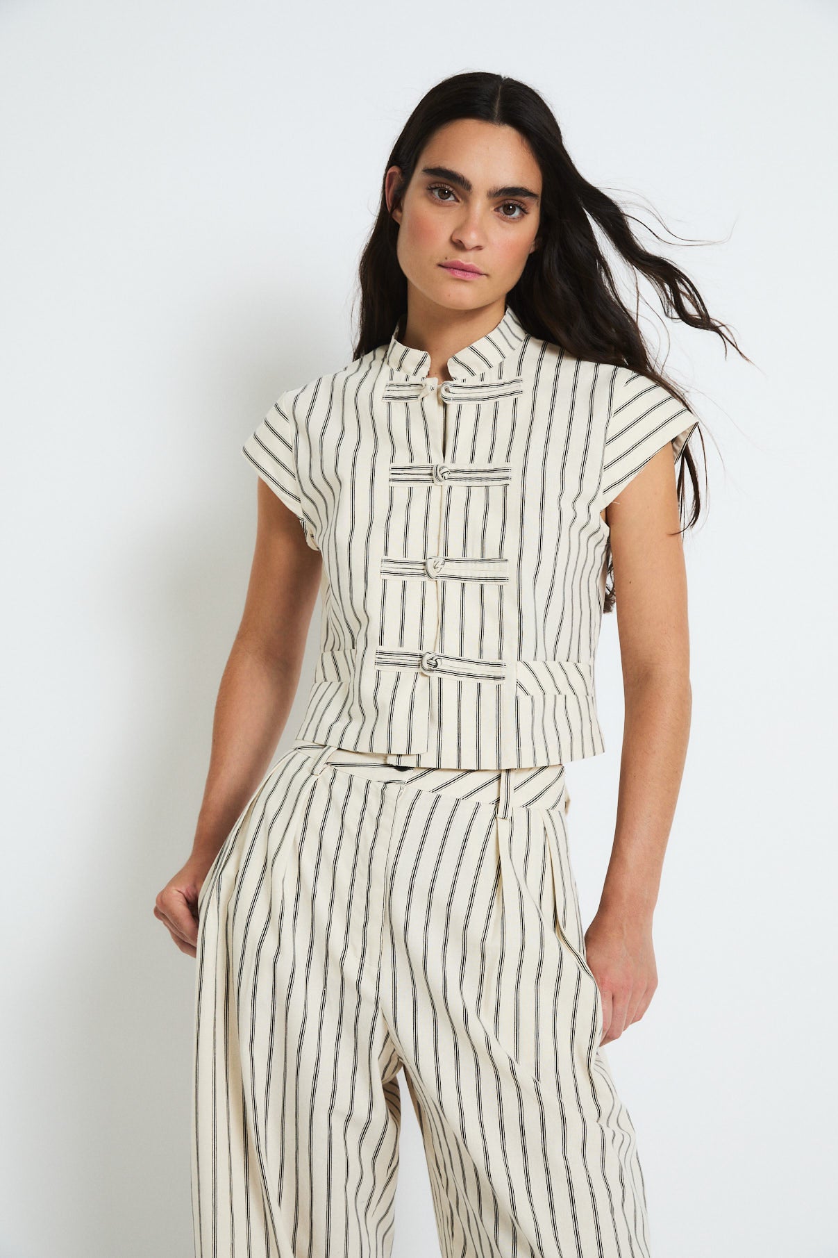 TOP GINZA RAYA NEGRO