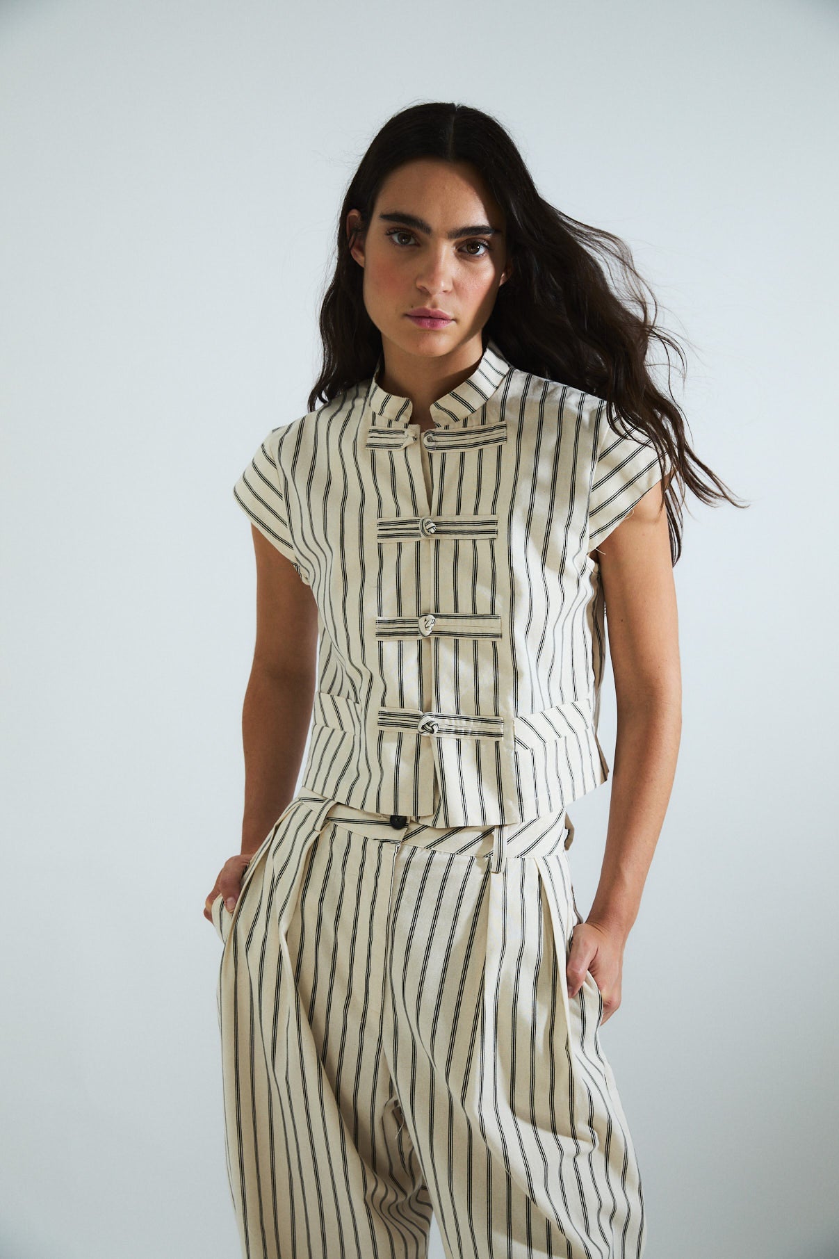 TOP GINZA RAYA NEGRO