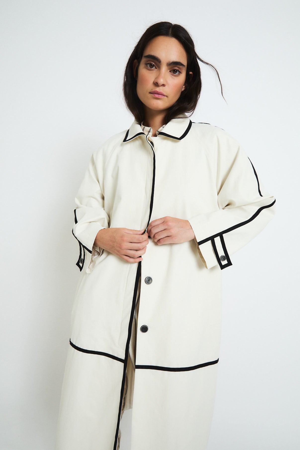 GABARDINA CINTAS LLUVIA CRUDO