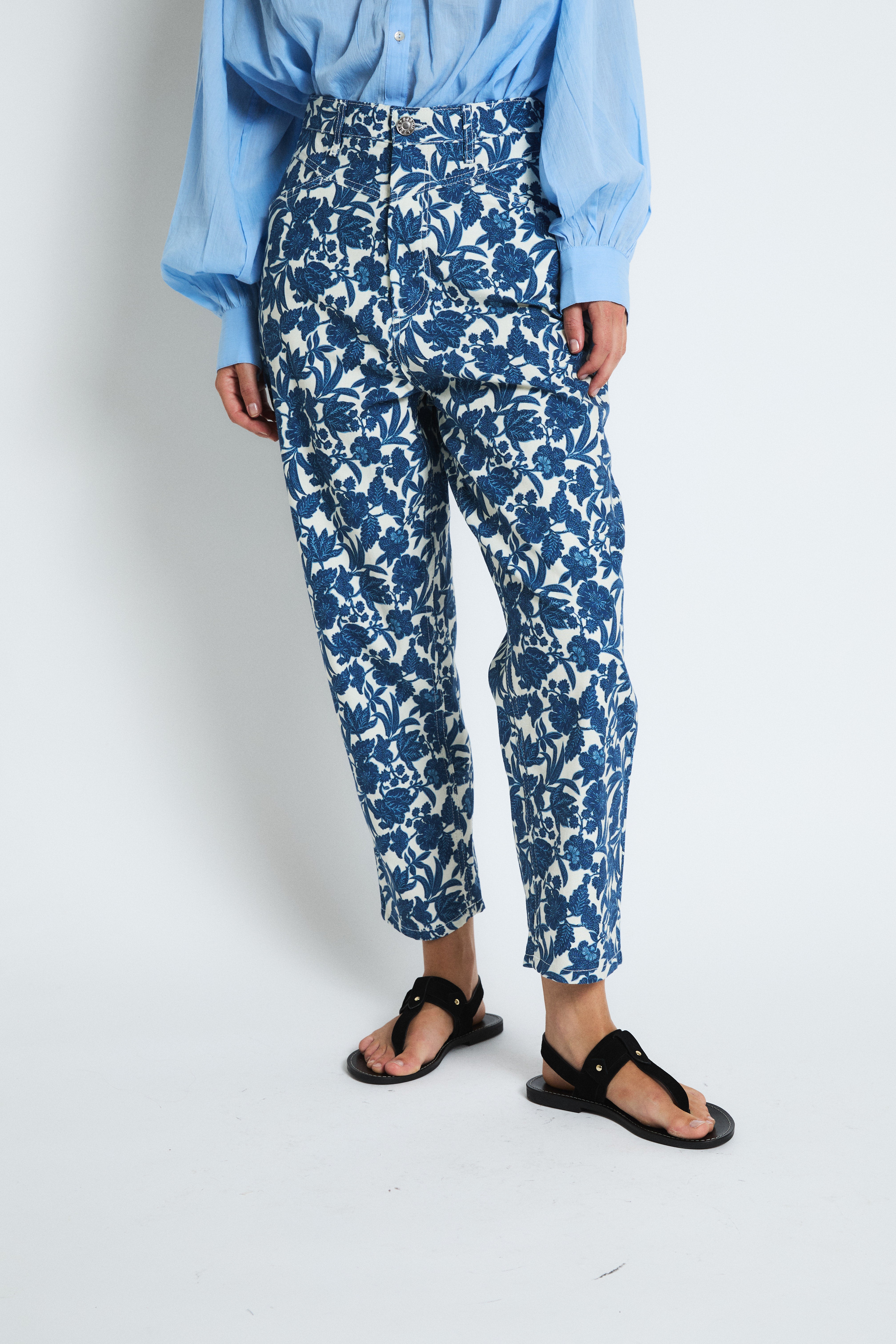 JEANS CORSE BLEE AZUL