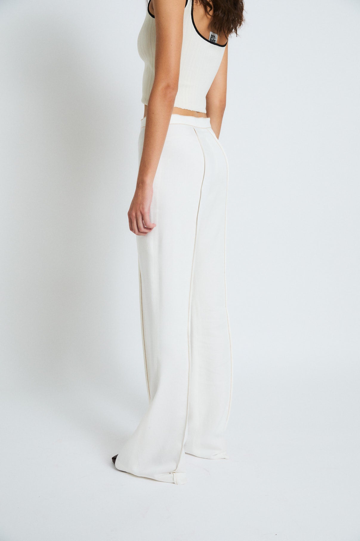 PANTALON PESTAÑA TENCEL CRUDO