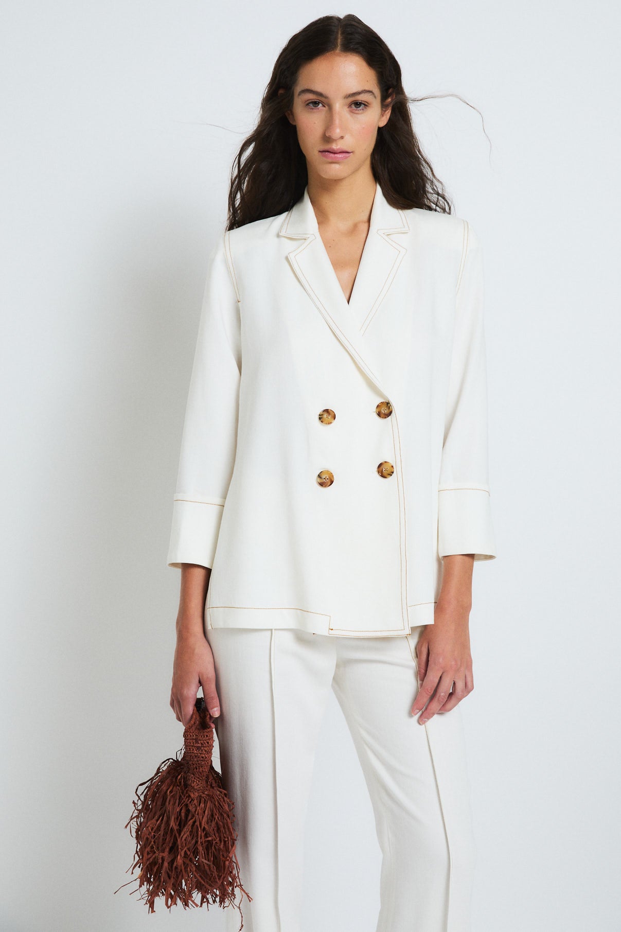 CHAQUETA ICON TENCEL CRUDO