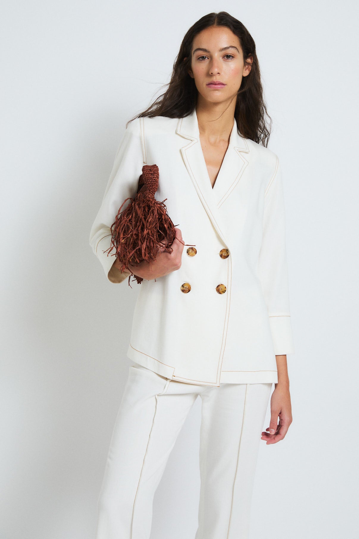 CHAQUETA ICON TENCEL CRUDO