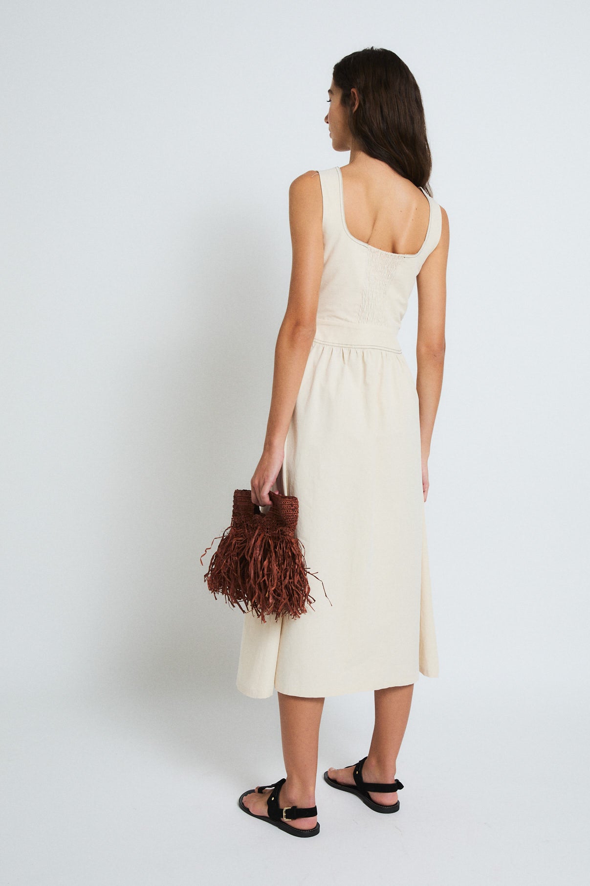 VESTIDO KENDAL SAFARI CRUDO