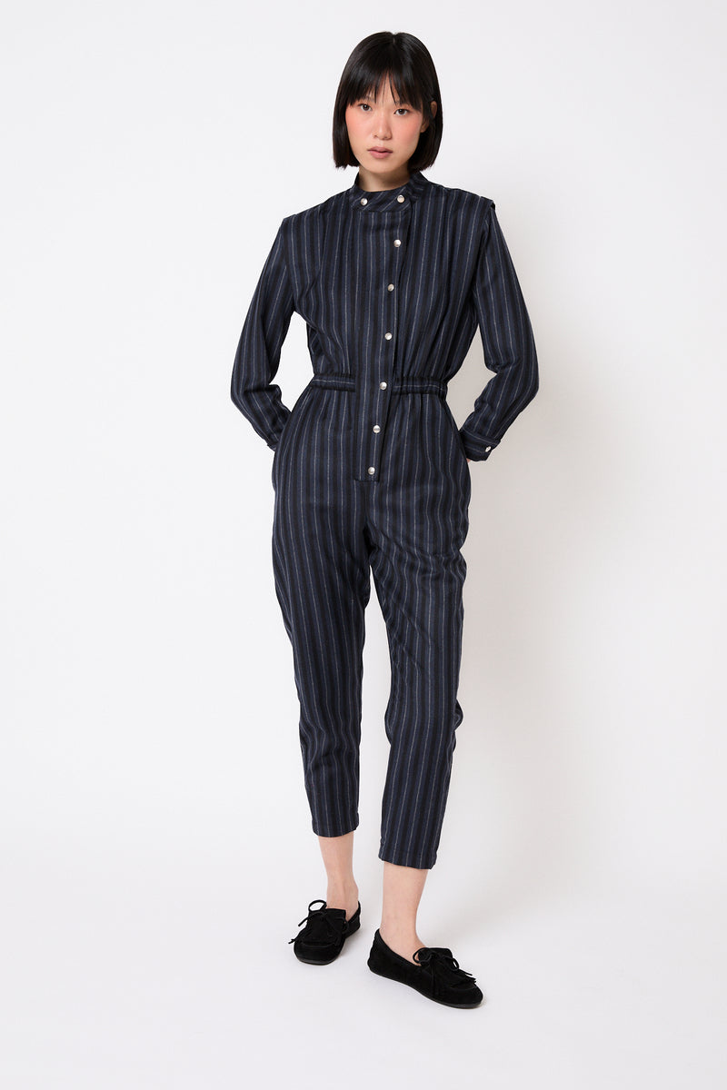 ISABELA NAVY STRIPED JUMPSUIT