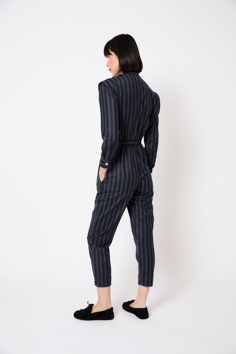 ISABELA NAVY STRIPED JUMPSUIT