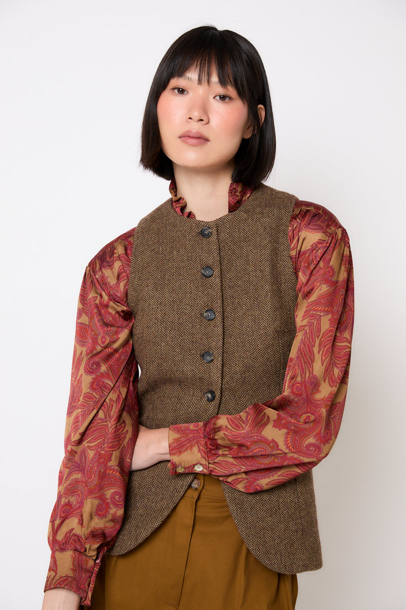 GILET TRUJILLO ESPIGA KAKI