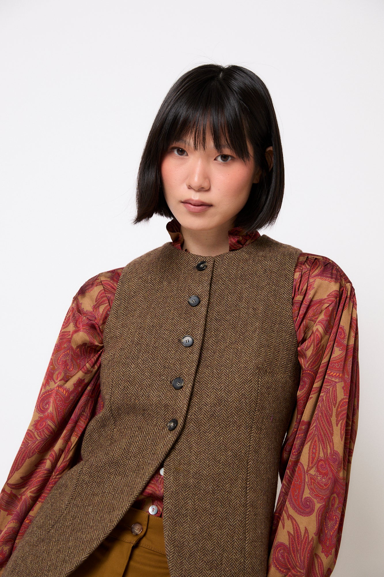 CHALECO TRUJILLO ESPIGA KAKI