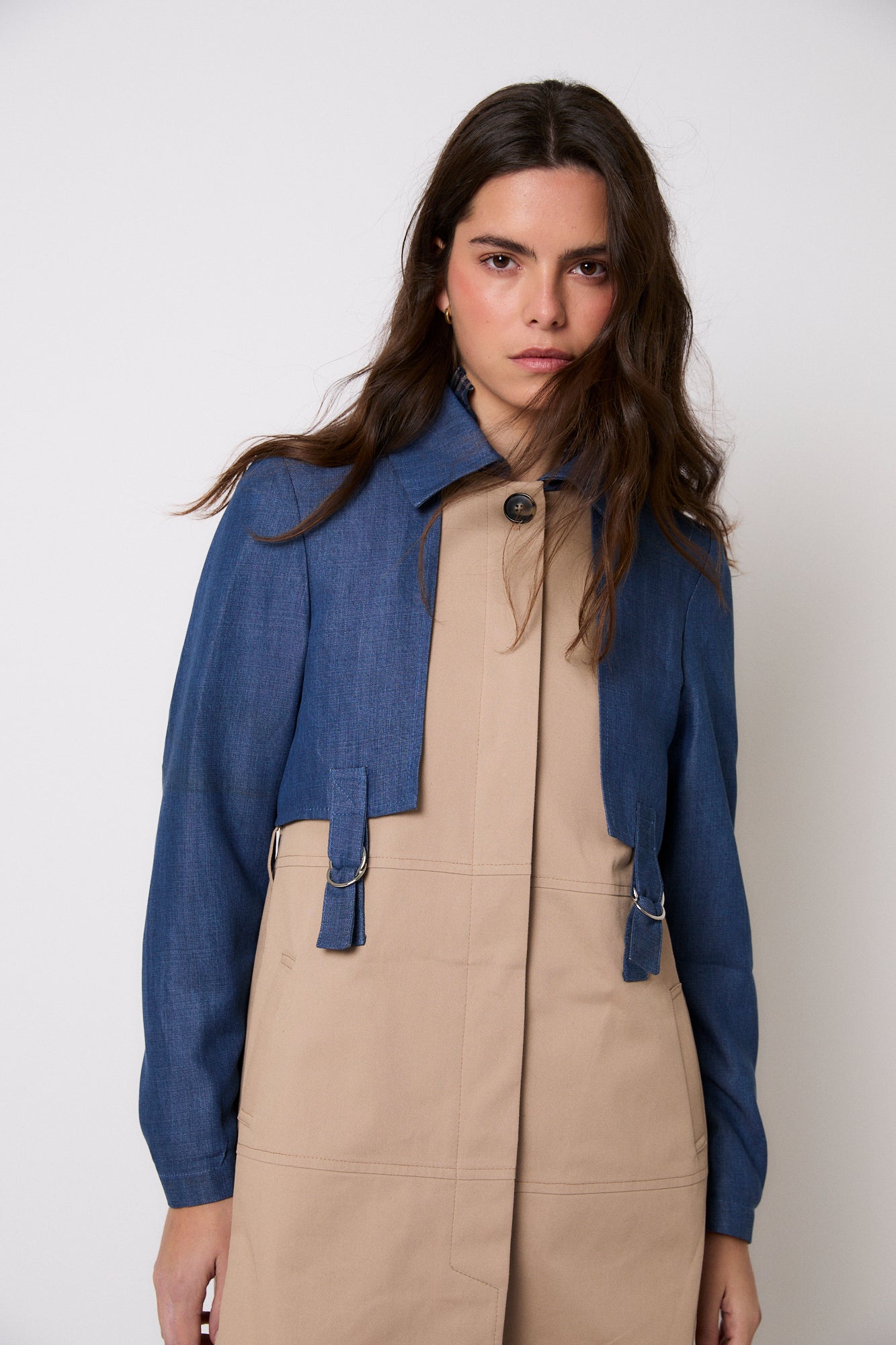 GABARDINA IST TENCEL BICOLOR