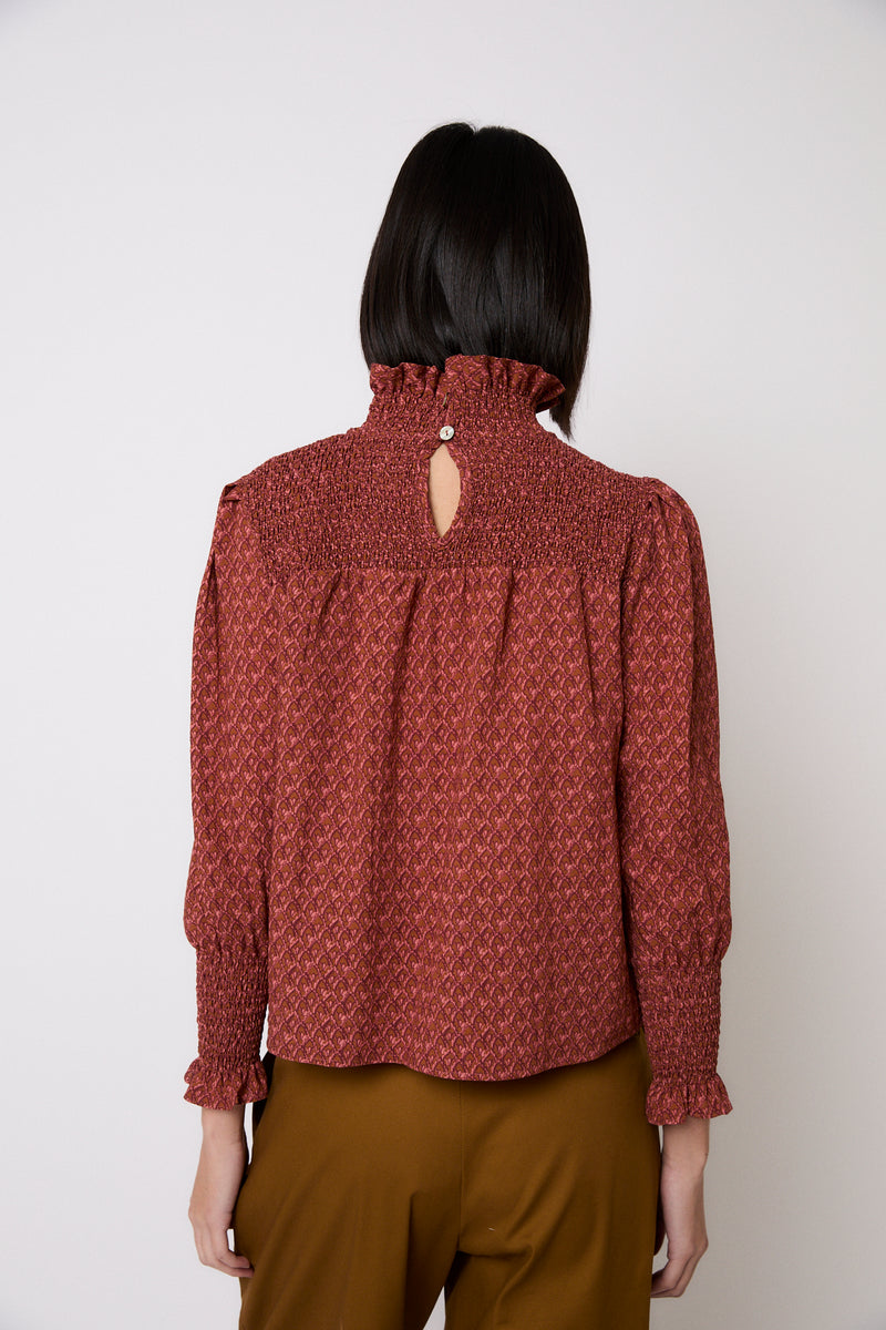 BLUSA NIDO TAPIR OCRE