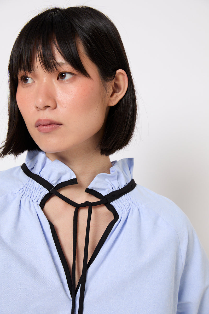 CHEMISIER MARIA OXFORD BLEU