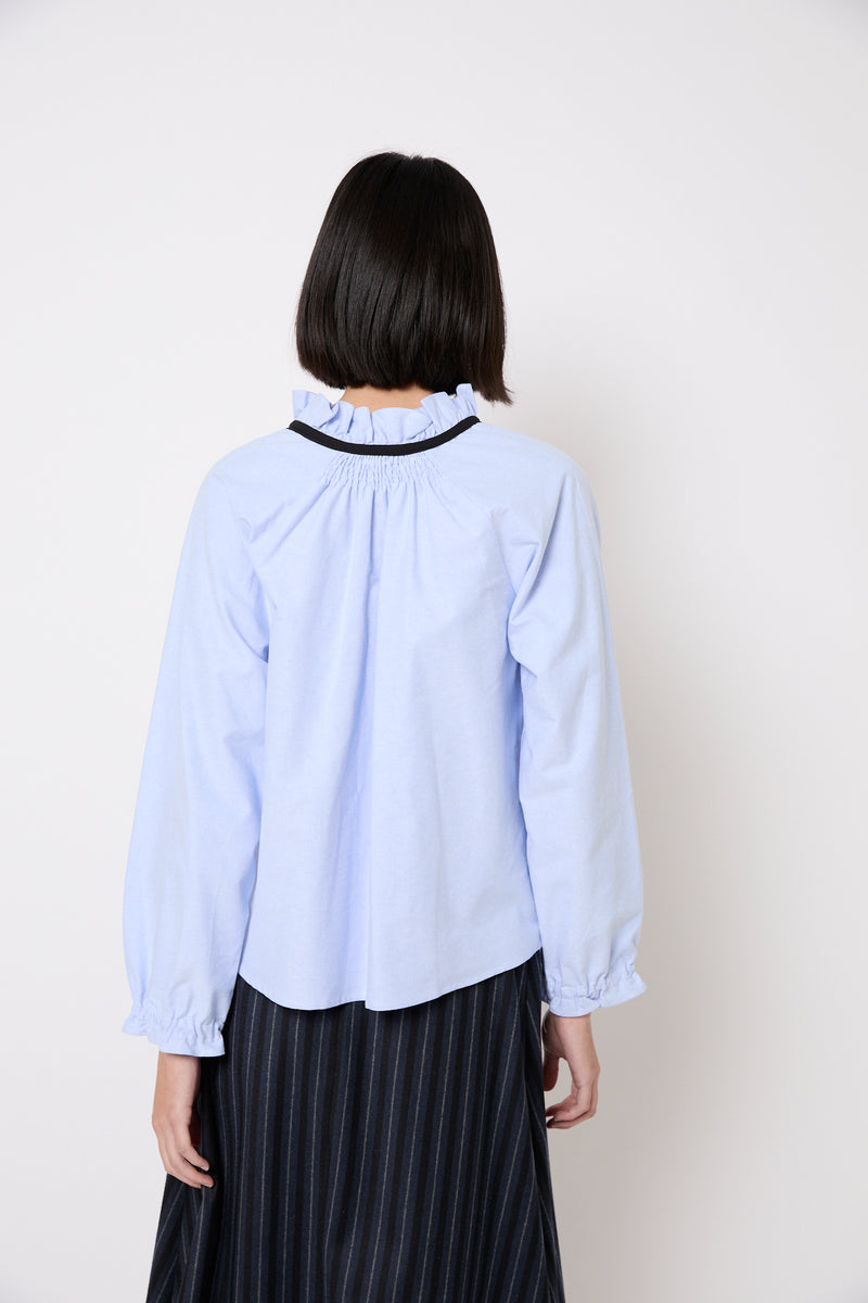 CHEMISIER MARIA OXFORD BLEU