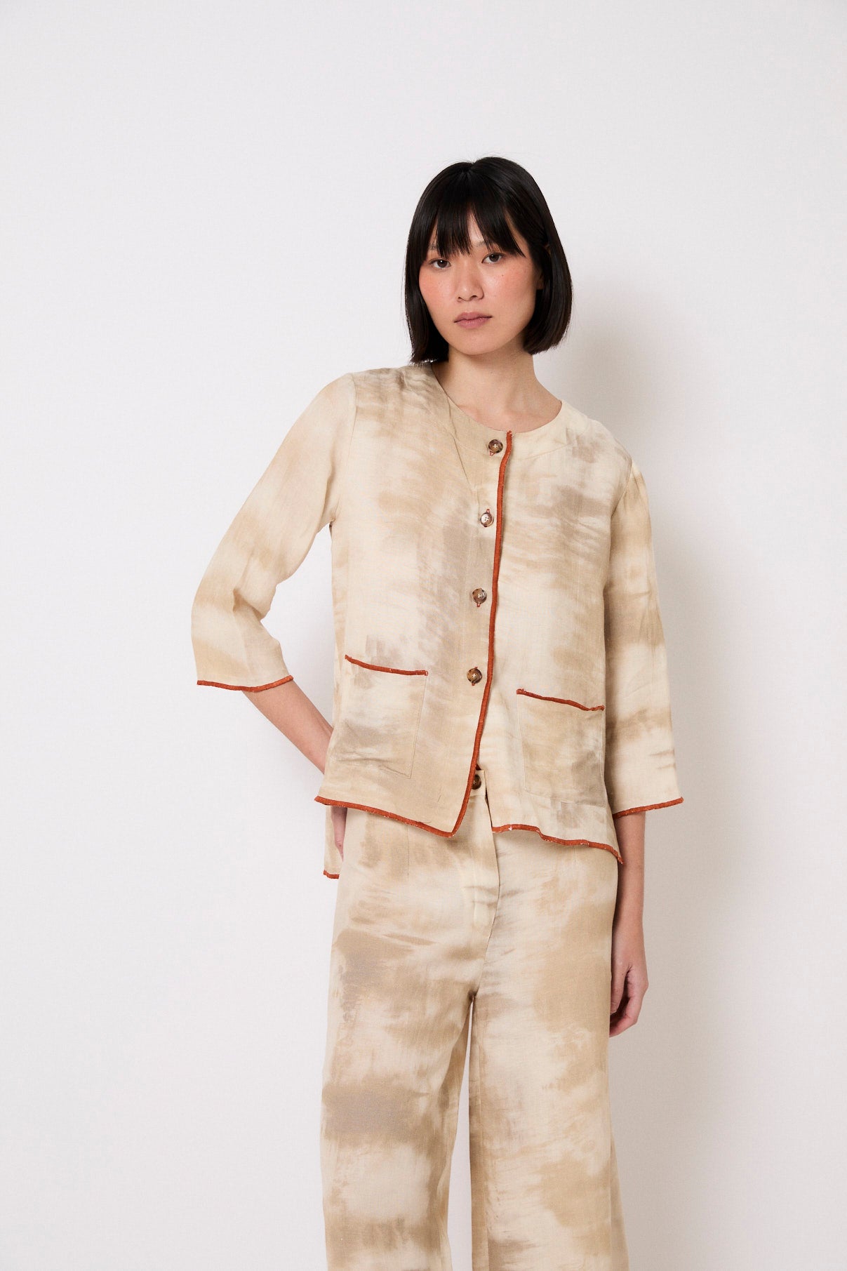 CHAQUETA FESTON TATIN PIEDRA