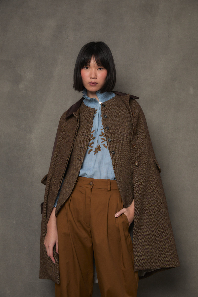 TRUJILLO ESPIGA KHAKI COAT