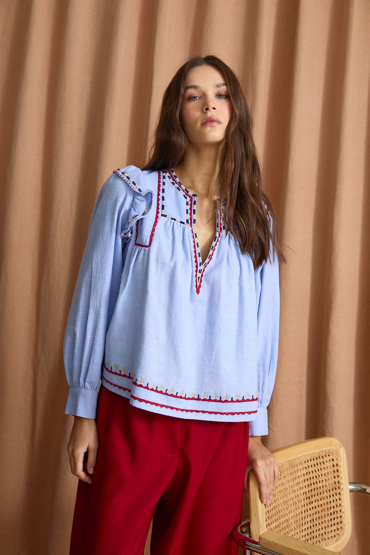 BLUSA KATMANDU TWILL AZUL